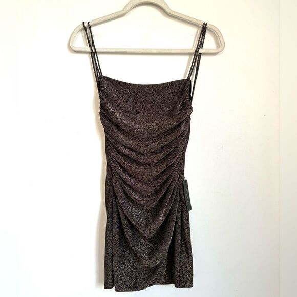 NWT LEXI CALIX DRESS IN COCOA - Picture 9 of 12